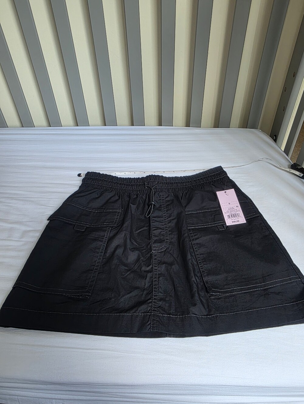 Wild Fable Target Black Y2K Cargo-Style Mini Skirt Size Small NWT